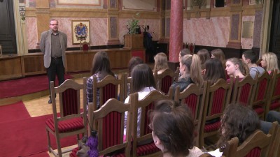 Lengyel diákok a Dobóban